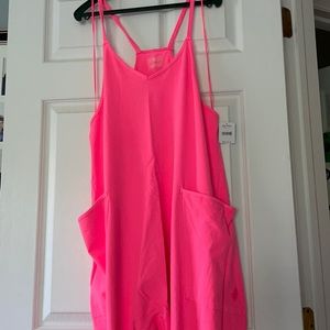 Free People Hot Shot Onesie Popsicle Pink Small